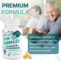 Zdoroviye SPM softgels closeup emphasizes easy swallowing and smooth gel shell.