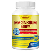 ZEBORA 10-in-1 magnesium complex bottle showing chelated capsules for daily wellness
