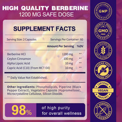 ZEBORA berberine HCl capsules close-up highlighting easy-to-swallow form.