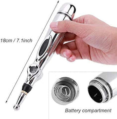 Zeerkeer Acupuncture Pen dome head close-up for facial rejuvenation potential.