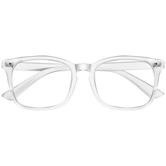 ZEHEXA reading glasses blue light blocking square frame for clear screen viewing