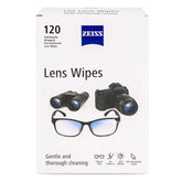 ZEISS Lens Wipes 120-count box keeps coated lenses clean for crisp shots.