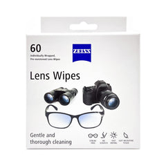 ZEISS Lens Wipes on-the-go individually wrapped for hygienic lens cleaning.