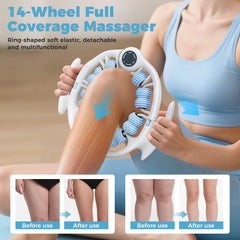 Zeluuyu detachable dual rollers for shoulders and neck massage
