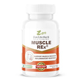 ZEN LIFE HERB Muscle REx bottle showing plant-based joint and muscle support