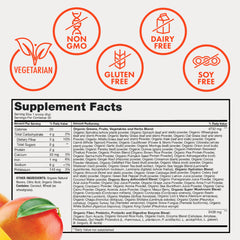 Zena Nutrition mango shake serving idea showing drink-ready mix.