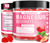 ZenithNutri magnesium glycinate gummies bottle for daily wellness