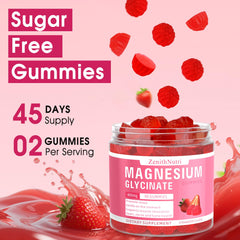 ZenithNutri sugar free vegan gummies packaging on display
