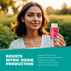 ZeniZest Beets Root Gummies two gummies daily serving for circulation