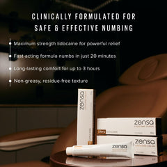 Vitamin E included in Zensa Numbing Cream for skin comfort and care