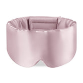 Zenssia mulberry silk sleep mask full-size in light plum for total blackout and comfort.