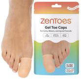 ZenToes six-pack toe caps large size for big toes, daily cushioning.