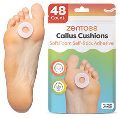 ZenToes callus cushions pack front for discreet daily foot comfort