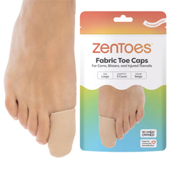 ZenToes protectores de dedo con forro de gel hidratan la piel y previenen ampollas.