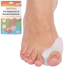 ZenToes soft gel bunion protector provides cushioned support during daily wear.
