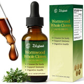 ZENVIVIAN Wormwood Drops bottle front supports daily wellness
