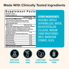 Zenwise Health Digestive Enzymes bottle with scoop suggests easy pre-meal use.