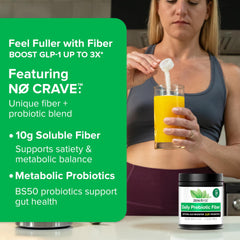 Zenwise ZenGLP-1 probiotic formula delivers support to the small intestine.