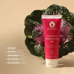 ZENZSUAL 4 oz bottle highlights larger size and clean formula.