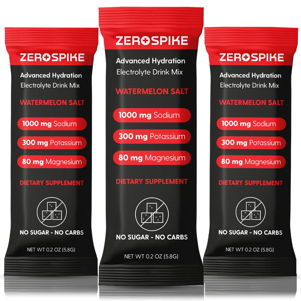 Zerospike No Sugar Electrolytes Watermelon stick for fast hydration and steady energy.