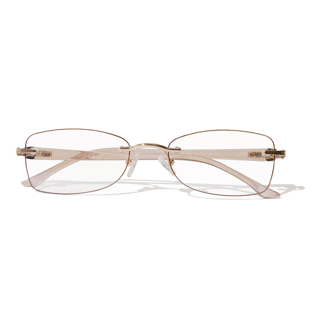 Gafas ZESAKER sin armazón para visión amplia frente a pantallas.