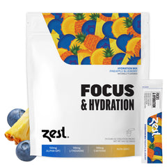 Zest focus bottle pour shows a clear energy lift for long work sessions.