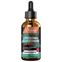 Zeylamum liposomal glutathione liquid bottle with dropper for easy dosing and fast absorption.
