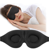 ZGGCD sleep mask with 3D contour for side sleepers, comfortable and makeup-friendly.