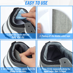 ZHBDMGK heel inserts fit most shoe types for versatility.