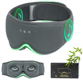 Zhenyemei bamboo cotton sleep mask showing soft fabric and full-coverage light blocking.