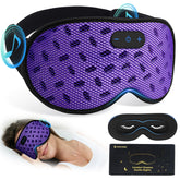ZHENYEMEI sleep mask with breathable holes for cooler, sweat free nights