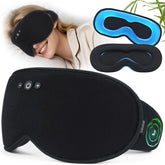 ZHENYEMEI smart sleep mask front view with 3D eye cups for total blackout.