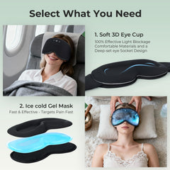 ZHENYEMEI bamboo cotton mask material for breathable all-night comfort.