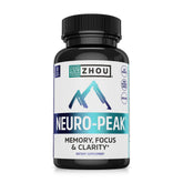 Zhou Neuro-Peak bottle front for memory and focus support