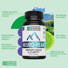 Zhou Neuro-Peak on a desk during focused work