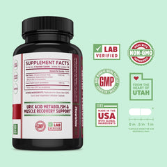 ZHOU Tart Cherry Extract Plus Celery Seed capsules ready for daily use, supporting workout recovery