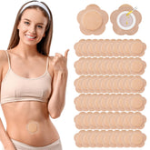 ZhouBoat castor oil patch on the navel for simple, targeted oil contact.