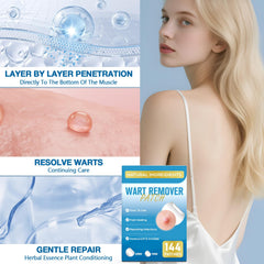 ZIHYO Wart Remover Patches pack image showing 144 pieces in resealable sachets.