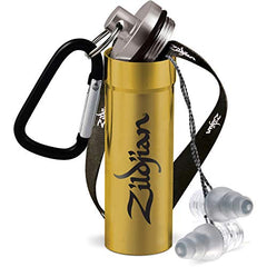 Zildjian Standard Fit Hi-Fi Earplugs under-helmet-hat design keeps a sleek profile