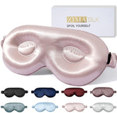 ZIMASILK adjustable 22 momme sleep mask contours for comfortable wear.