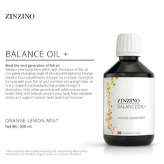 Zinzino BalanceOil+ label closeup reveals omega-3 and vitamin D3 ingredients