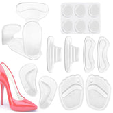 Zioiaoro 16pcs heel cushion set for instant comfort and friction reduction during daily wear.