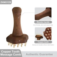 ZKMGYZB wooden-handle design provides comfortable grip for steady, precise massage sessions.