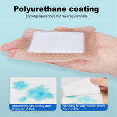 ZMZPA waterproof dressing usage close-up demonstrates reliable barrier