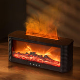Znvyxhom essential oil diffuser with fireplace ambience for relaxation.