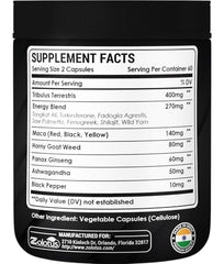 Zolotus capsules closeup highlights easy-to-swallow daily capsules.
