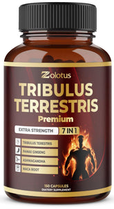 Zolotus Tribulus Terrestris bottle front for daily energy support.