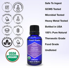 Zongle Lavender Oil in diffuser demonstrating calming aroma for relaxation.