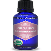 Zongle Therapeutics Frankincense oil bottle front shows premium packaging and purity for daily use