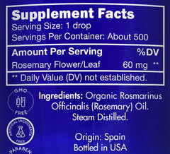 Zongle Therapeutics rosemary oil dropper enables precise culinary or topical use.